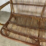 Rattan bench
