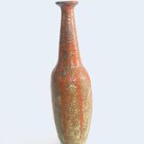 Mid-century Studio Pottery Tall Thick Glazed Vase, 1960s