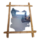 Bamboo style mirror