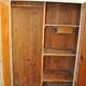 Painted double wardrobe in wood