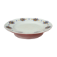 Flat on peedouche in earthenware Hamage and Moulin des loups model Rosaces diam 23 cm