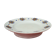 Flat on peedouche in earthenware Hamage and Moulin des loups model Rosaces diam 23 cm