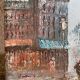 Oil painting of a Parisian scene.