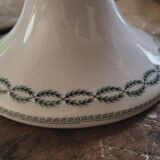 Sarreguemines iron earth compote dish