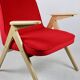 Fauteuil Red Bunny par Józef Chierowski