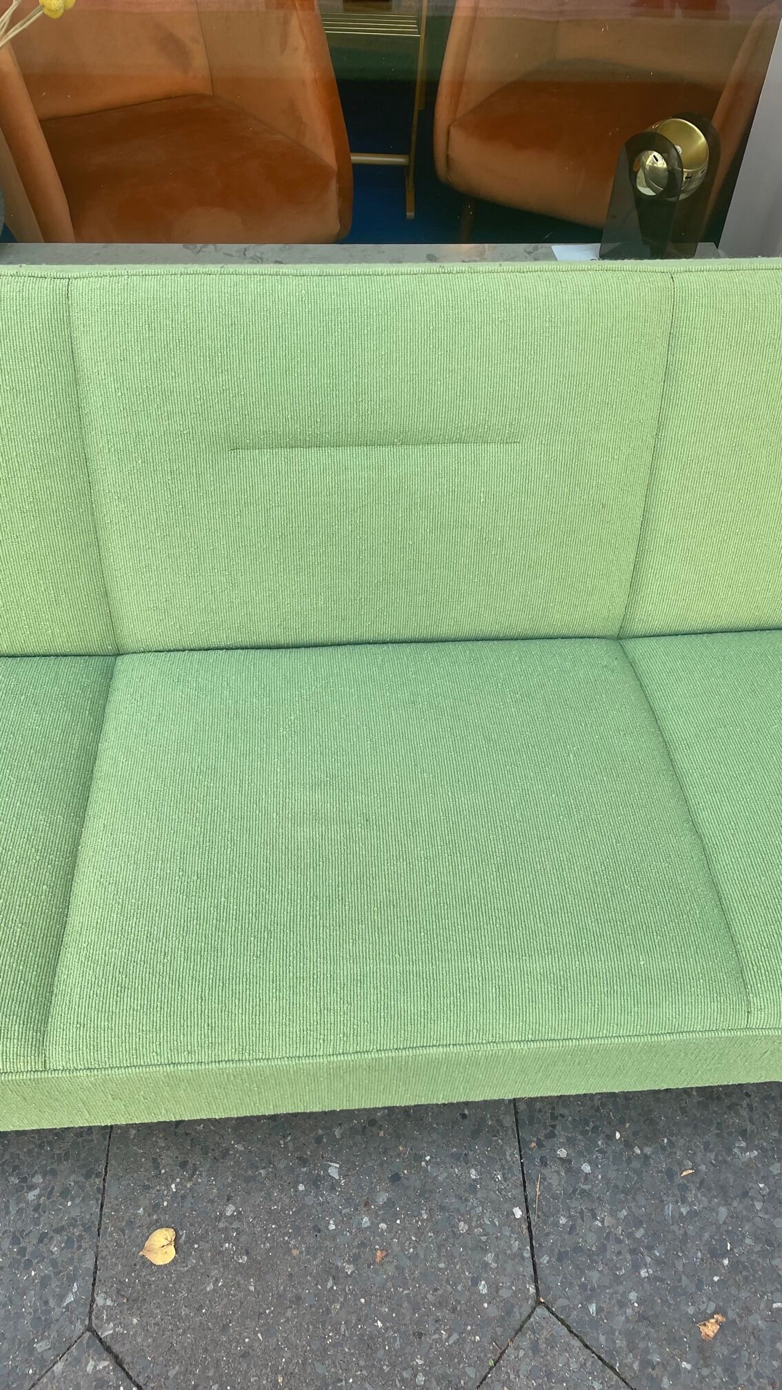 Daybed of the 60s vintage in wood and fabric