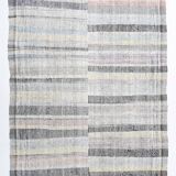 7x10 Soft Pastel Bohemian Hand Woven Turkish Kilim Rug, 220x304Cm