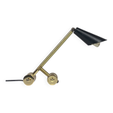 Small midcentury adjustable diabolo counter balance architectural desk lamp, 1960s