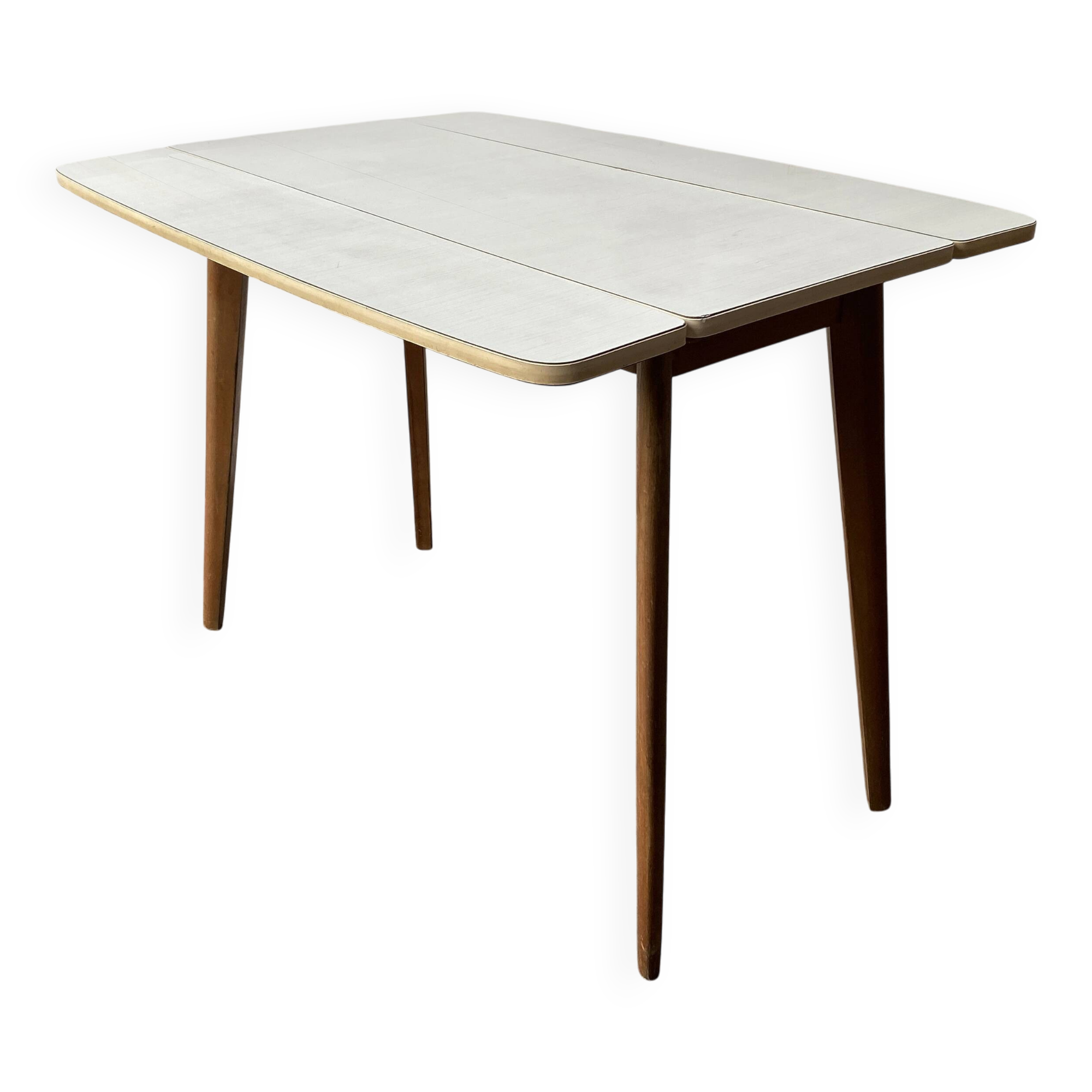 1960s Mid-Century extending drop leaf kitchen table