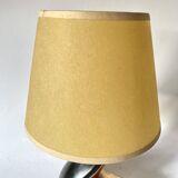 Earthenware lamp, 2 M fabric cable, paper lampshade