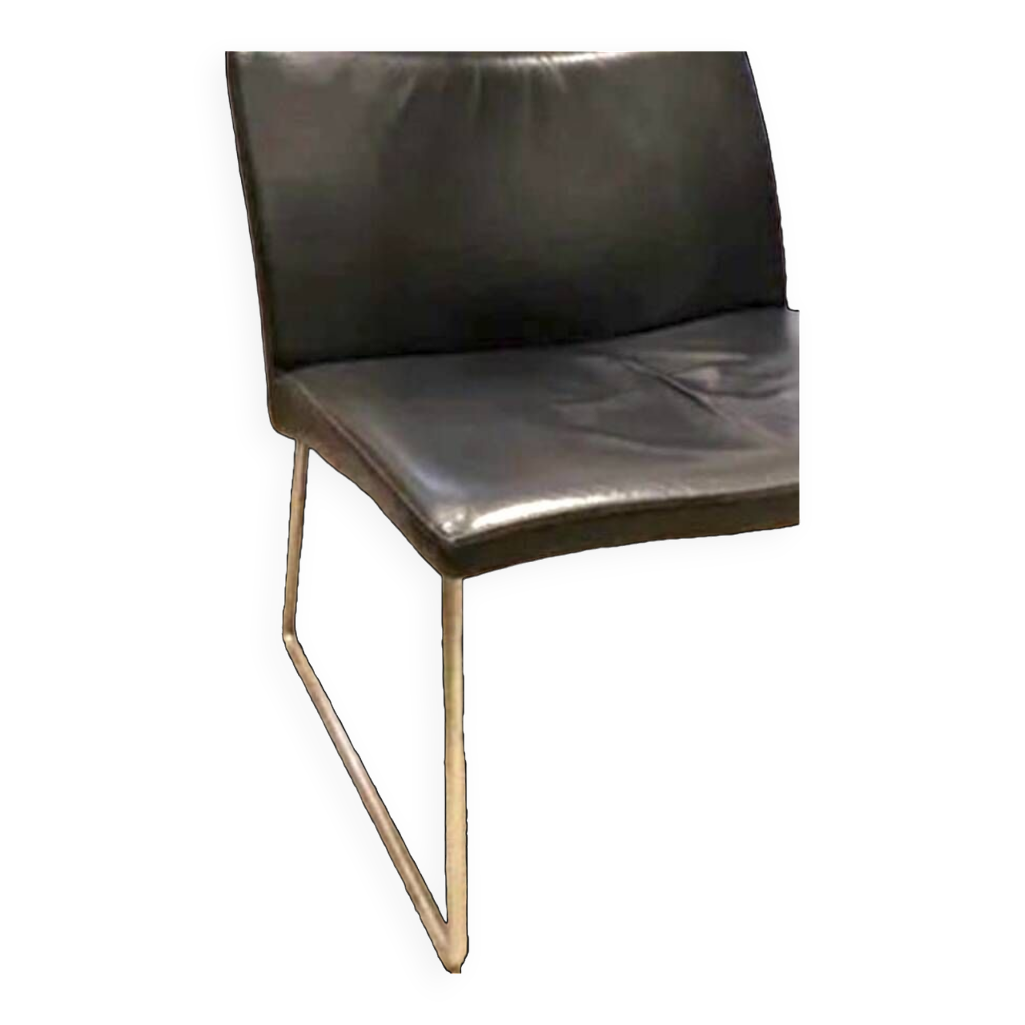 Vintage Scandinavian leather chair