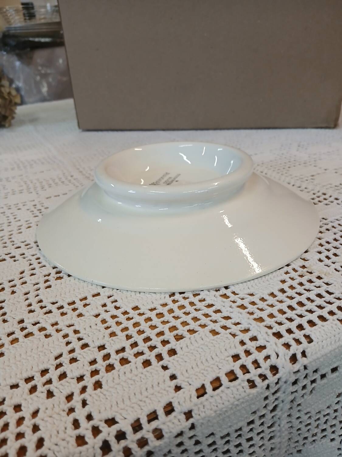 Small old dish from Digoin and Sarreguemines