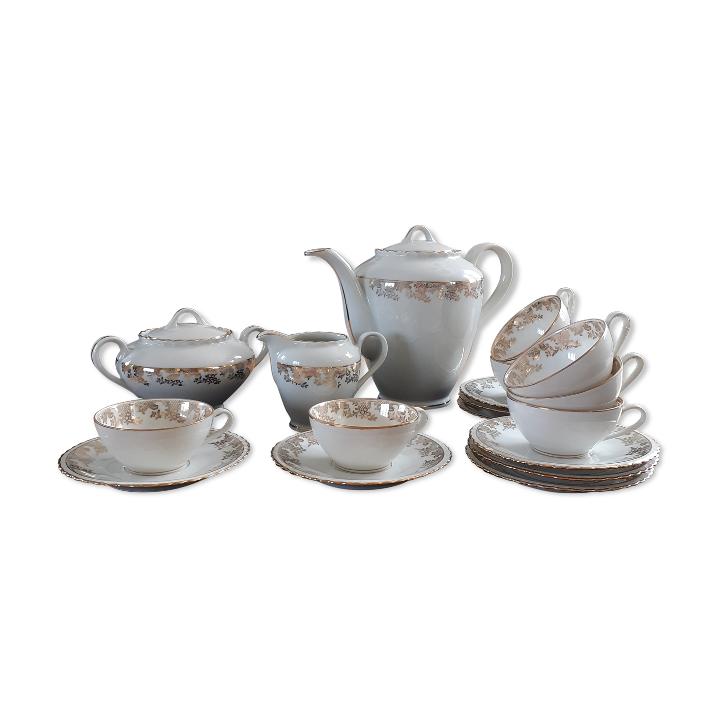 Limoges porcelain coffee service