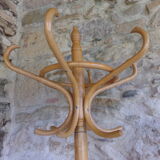 Bamboo parrot coat rack