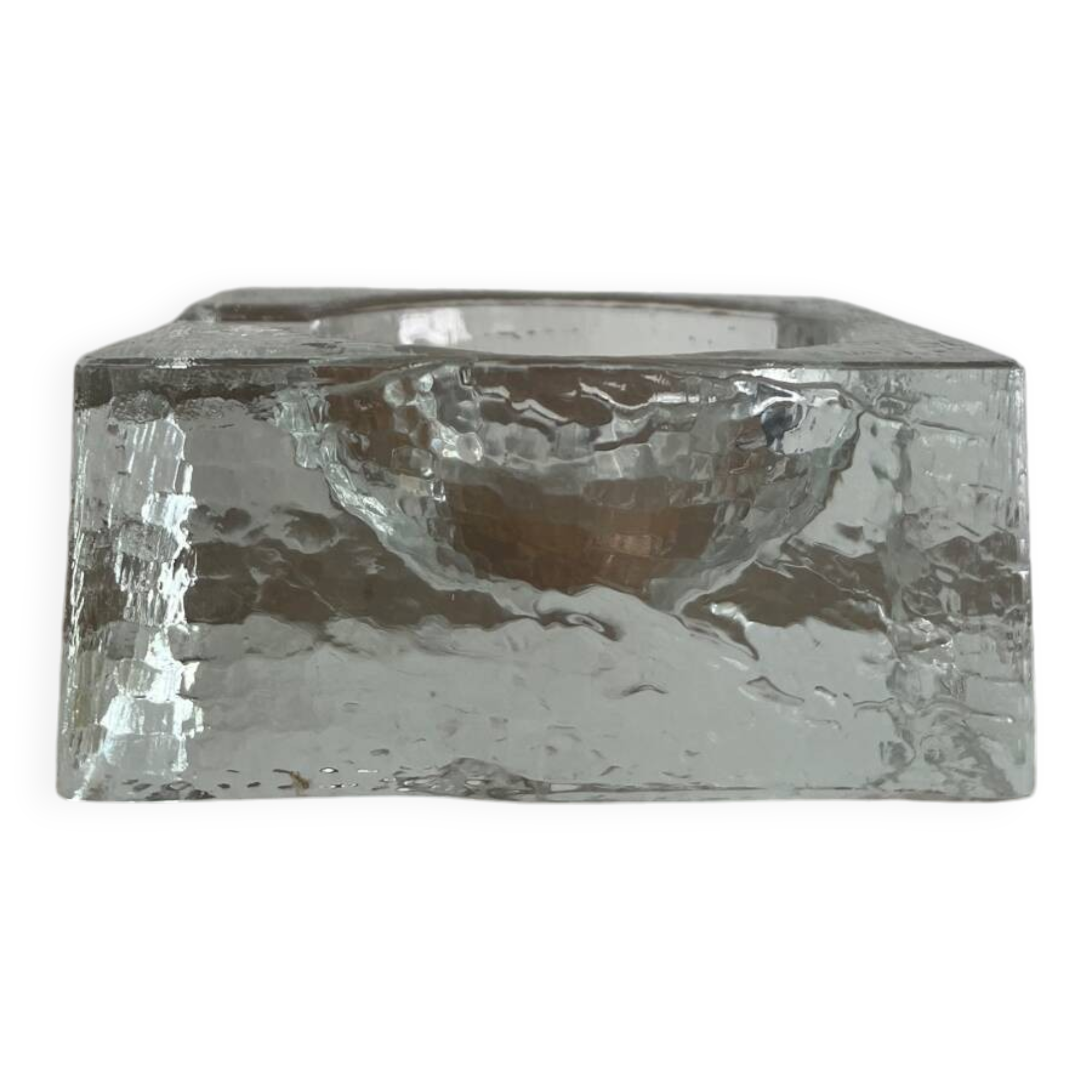Cendrier pavé de verre