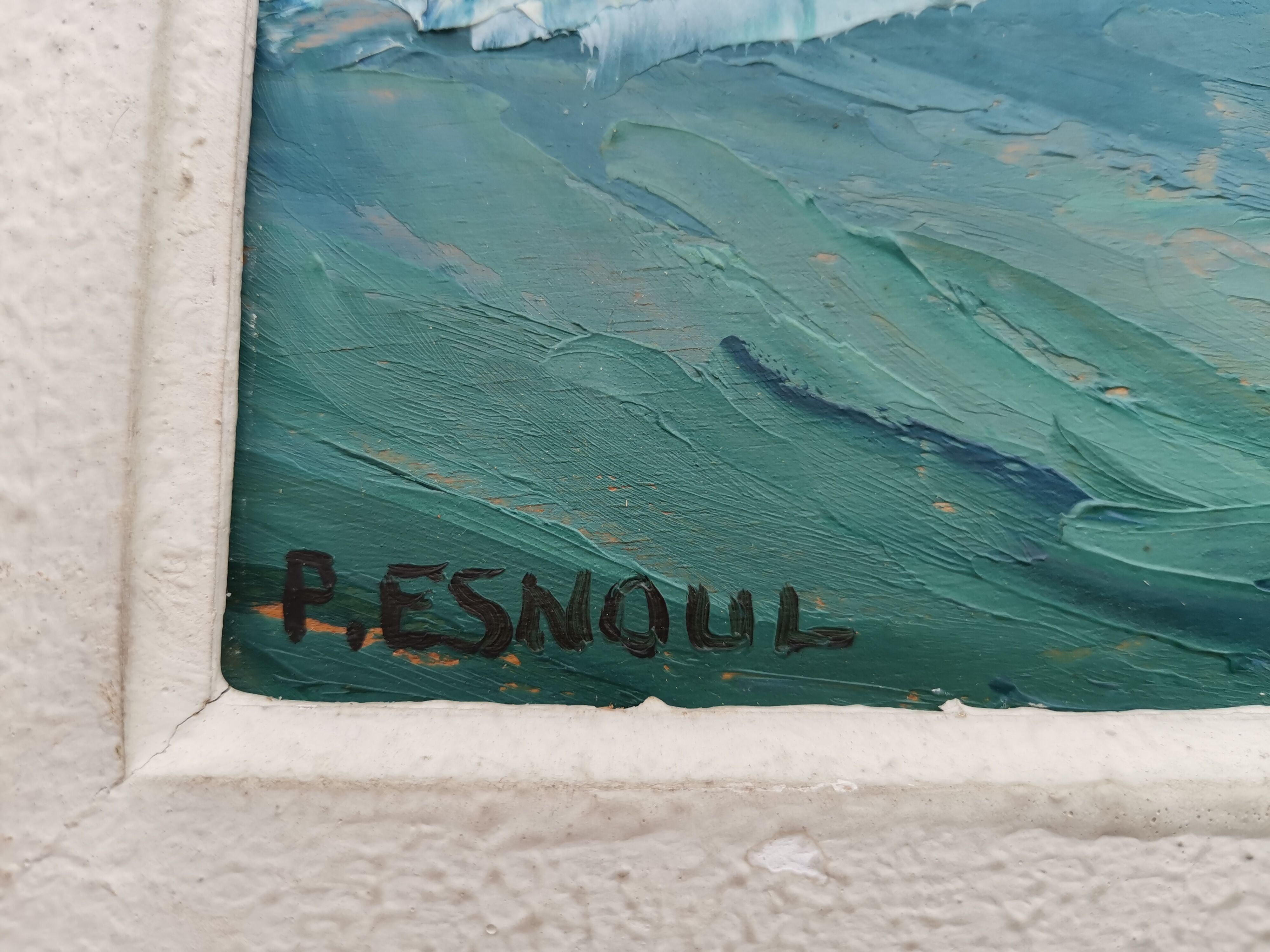 Oil painting of La pointe du Raz by Paul ESNOUL
