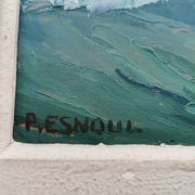 Oil painting of La pointe du Raz by Paul ESNOUL