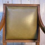 Louis XVI style leather office chair