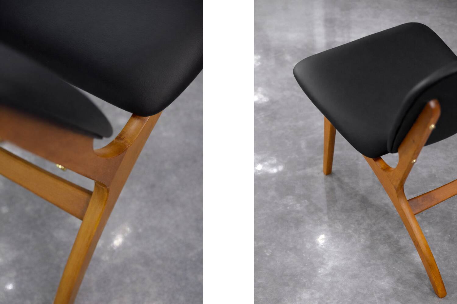 Vintage Mid-Century Swedish Modern Jylland Chairs from Jio Möbler, Set of 2