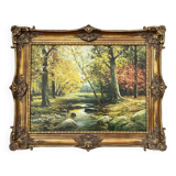 Oil on canvas: reproduction by Robert Wood