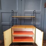 Vintage Scandinavian self-supporting shelf cabinet 1960