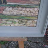 Oil on isorel village Corsica