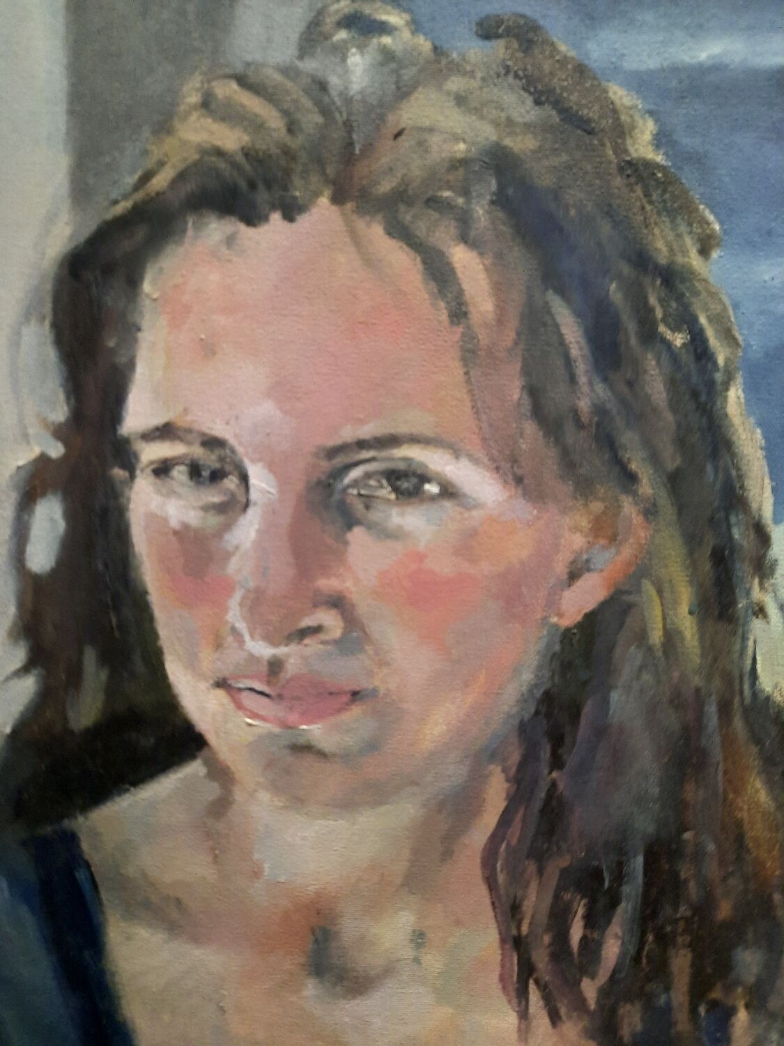 Portrait painting of a woman