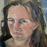 Portrait painting of a woman