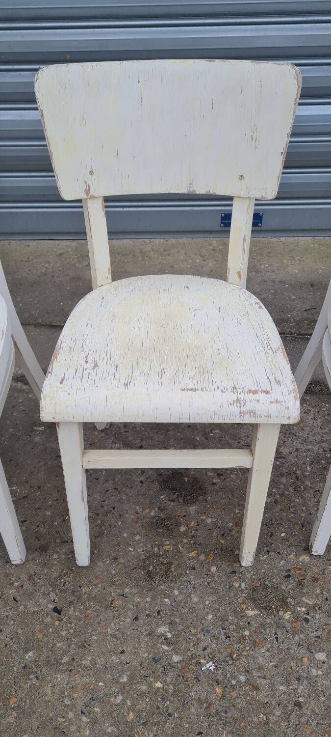 Set of four thonet bistro chairs