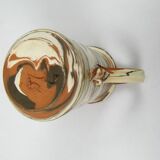 Ceramic pitcher, signed mg