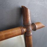 Miroir bambou ancien 57x47cm