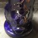 Vintage Cobalt Blue Fish Vase - Ricard Ceramics Workshop