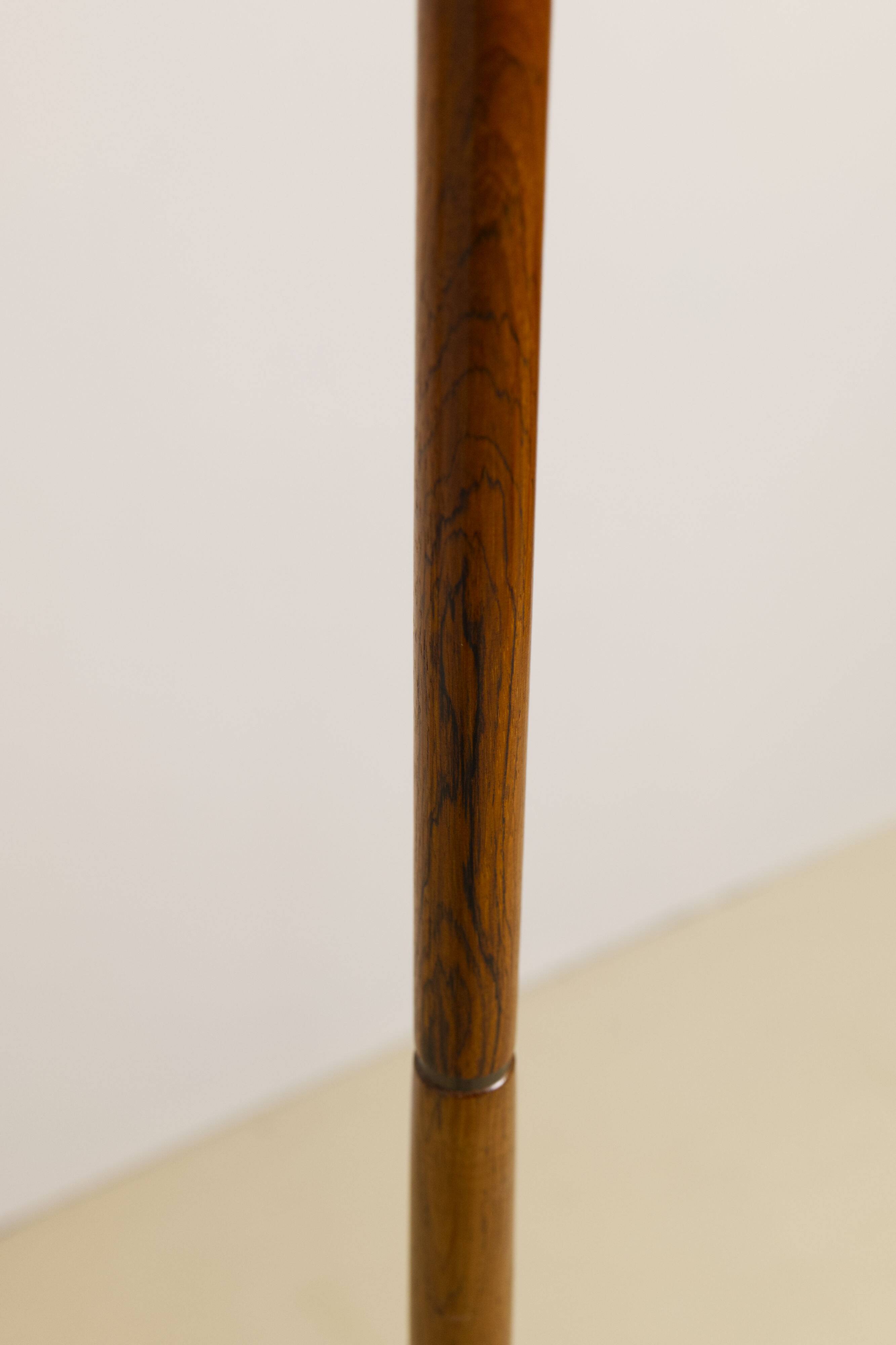 Rosewood floor lamp, Danish design, 1960s