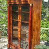 Empire Style Mahogany Display Cabinet/Bookcase, 19th Century