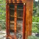 Empire Style Mahogany Display Cabinet/Bookcase, 19th Century