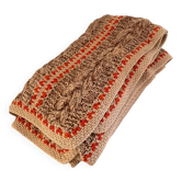 Couverture tricotée vintage