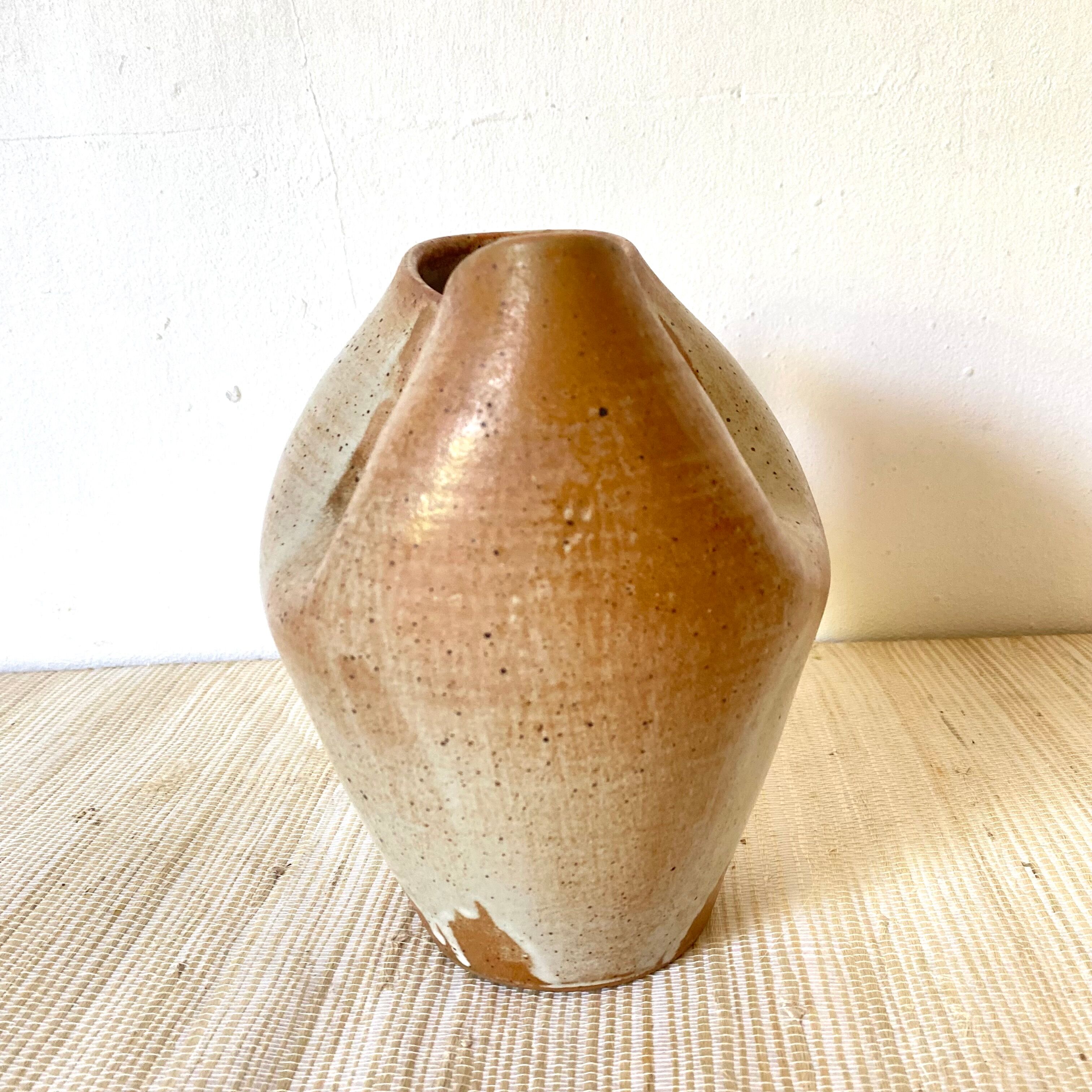 Stoneware pitcher, handcrafted