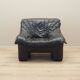 Fauteuil en cuir, design italien, années 1960, production : Italie