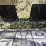 Pair of vintage Dal Segno designer chairs