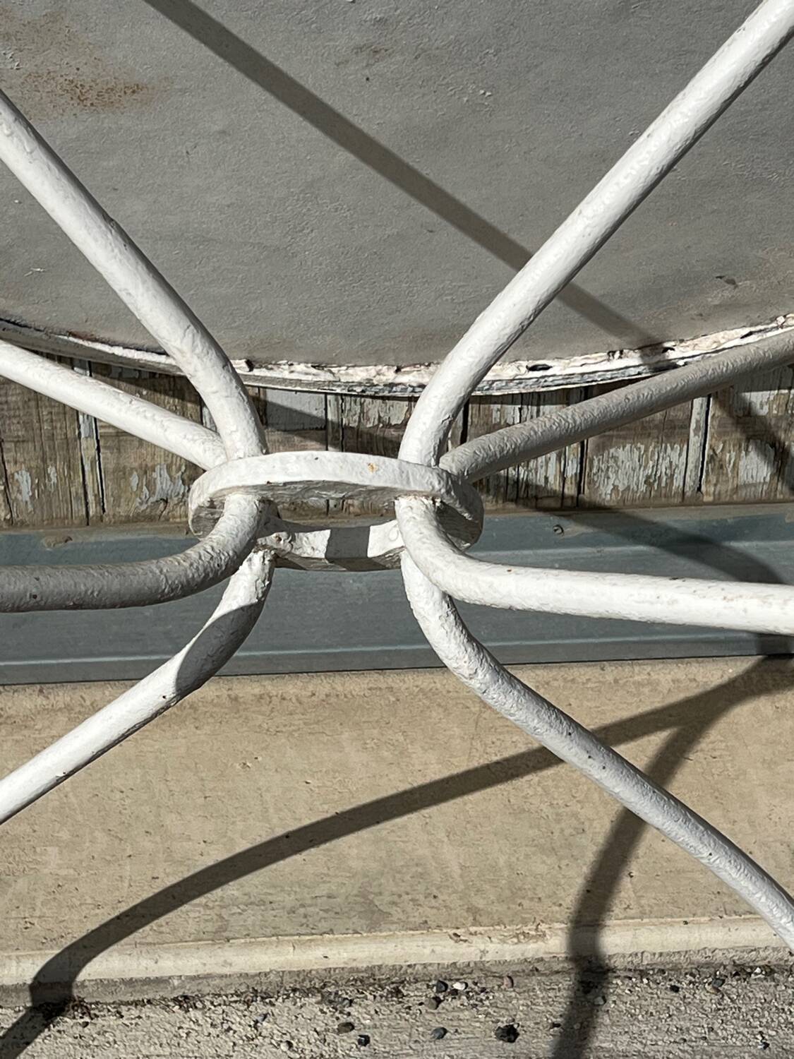 Garden table, 19th century.