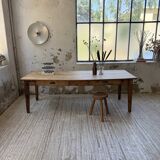 Table de ferme en pin, 1950