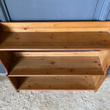 Three-level shelf in pine Ikea Leksvik Hylla 1999