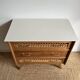vintage rattan chest of drawers