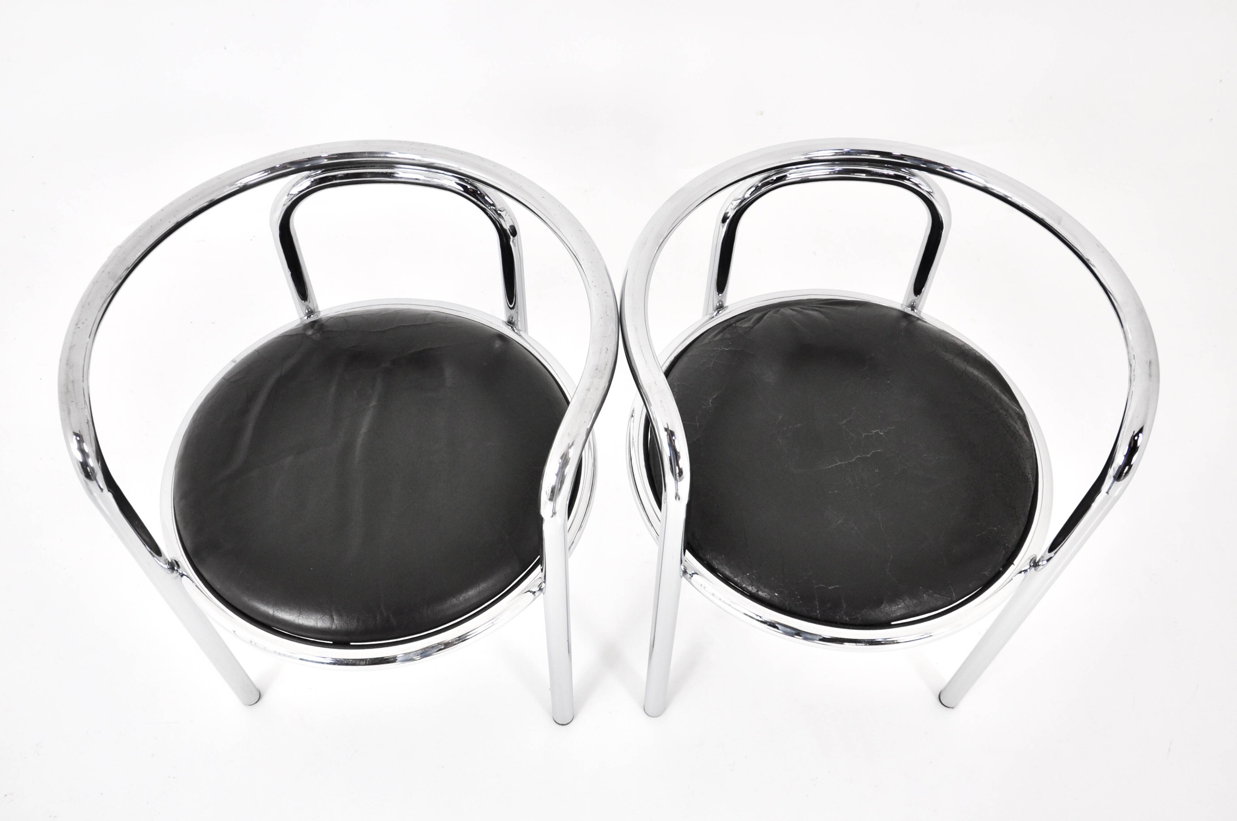 “Locus Solus” chairs by Gae Aulenti for Poltronova, 1960s