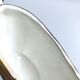 Vintage sauce boat L'Amandinoise model Paola white cream flowers