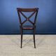 Set of 6 bistro chairs, josephine model, dark wood