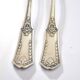 Lot 24 EMPIRE Silver Metal Table Cutlery SFAM model "Sans embarrass" 12 forks and 12 spoons