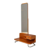Functionalist hall stand with mirror, Czechoslovakia, 1930s