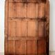 Large Haussmannian mirror of green patinated fireplace tops of nineteenth period 106x154cm