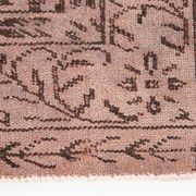 Tapis Vintage Kilim Rose Poudré Motifs Anatoliens, 176x282